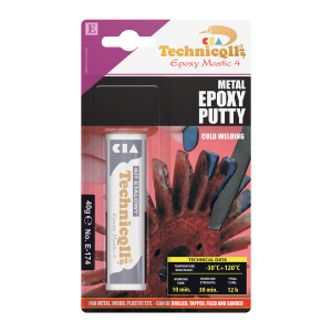Epoxy Putty for Metals  Cold Welding, Dark Grey Color Technicqll Brand New 40g