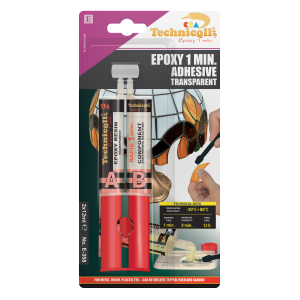 Epoxy Adhesive Glue for Metals Plastic Glass Porcelain 2 x 12ml  Clear Rapid Dry