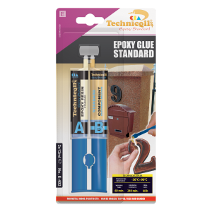 Standard Epoxy Adhesive Glue 2x12ml Amber Color Extended Cross-Linking Time